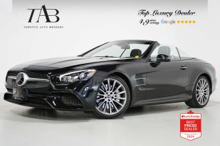 This Powerful 2020 Mercedes-Benz SL-Class SL550 AMG is a Canadian vehicle with a clean Carfax report and remaining manufacture warranty until July 13, 2024 or 80,000kms. It is a luxury sports car that combines elegant design, powerful performance, and premium features in a convertible body style.

Key Features Includes:

- SL 550 AMG
- Low Kms (690Kms)
- Premium Package       $6900
- Intelligent Drive            $2700
- Roadster
- V8
- Navigation
- Bluetooth
- Backup Camera
- Harman Kardon Sound System
- Sirius XM Radio
- Apple Carplay
- Android Auto
- Heated Seats
- Ventilated Seats
- Cruise Control
- Steering Assist
- Brake Assist
- Attention Assist
- Blind Spot Assist
- Lane Keeping Assist
- 19" AMG Alloy Wheels 

NOW OFFERING 3 MONTH DEFERRED FINANCING PAYMENTS ON APPROVED CREDIT. 

Looking for a top-rated pre-owned luxury car dealership in the GTA? Look no further than Toronto Auto Brokers (TAB)! Were proud to have won multiple awards, including the 2023 GTA Top Choice Luxury Pre Owned Dealership Award, 2023 CarGurus Top Rated Dealer, 2024 CBRB Dealer Award, the Canadian Choice Award 2024,the 2024 BNS Award, the 2023 Three Best Rated Dealer Award, and many more!

With 30 years of experience serving the Greater Toronto Area, TAB is a respected and trusted name in the pre-owned luxury car industry. Our 30,000 sq.Ft indoor showroom is home to a wide range of luxury vehicles from top brands like BMW, Mercedes-Benz, Audi, Porsche, Land Rover, Jaguar, Aston Martin, Bentley, Maserati, and more. And we dont just serve the GTA, were proud to offer our services to all cities in Canada, including Vancouver, Montreal, Calgary, Edmonton, Winnipeg, Saskatchewan, Halifax, and more.

At TAB, were committed to providing a no-pressure environment and honest work ethics. As a family-owned and operated business, we treat every customer like family and ensure that every interaction is a positive one. Come experience the TAB Lifestyle at its truest form, luxury car buying has never been more enjoyable and exciting!

We offer a variety of services to make your purchase experience as easy and stress-free as possible. From competitive and simple financing and leasing options to extended warranties, aftermarket services, and full history reports on every vehicle, we have everything you need to make an informed decision. We welcome every trade, even if youre just looking to sell your car without buying, and when it comes to financing or leasing, we offer same day approvals, with access to over 50 lenders, including all of the banks in Canada. Feel free to check out your own Equifax credit score without affecting your credit score, simply click on the Equifax tab above and see if you qualify.

So if youre looking for a luxury pre-owned car dealership in Toronto, look no further than TAB! We proudly serve the GTA, including Toronto, Etobicoke, Woodbridge, North York, York Region, Vaughan, Thornhill, Richmond Hill, Mississauga, Scarborough, Markham, Oshawa, Peteborough, Hamilton, Newmarket, Orangeville, Aurora, Brantford, Barrie, Kitchener, Niagara Falls, Oakville, Cambridge, Kitchener, Waterloo, Guelph, London, Windsor, Orillia, Pickering, Ajax, Whitby, Durham, Cobourg, Belleville, Kingston, Ottawa, Montreal, Vancouver, Winnipeg, Calgary, Edmonton, Regina, Halifax, and more.

Call us today or visit our website to learn more about our inventory and services. And remember, all prices exclude applicable taxes and licensing, and vehicles can be certified at an additional cost of $799.