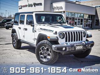 Used 2022 Jeep Wrangler 4xe Unlimited Rubicon 4x4| LEATHER| NAV| HARD TOP| for sale in Burlington, ON