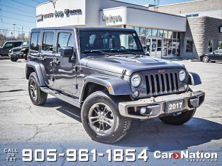 Used 2017 Jeep Wrangler Unlimited 75th Anniversary 4x4| LOCAL TRADE| LEATHER| NAV| for sale in Burlington, ON