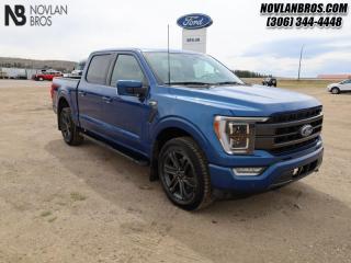 <b>Leather Seats, 502A Equipment Group, Connected Navigation, Wireless Charging, Sunroof!</b><br> <br> Check out our great inventory of pre-owned vehicles at Novlan Brothers!<br> <br>   This Ford F-150 is arguably the most capable truck in the class, and it features a spacious, comfortable interior. This  2022 Ford F-150 is fresh on our lot in Paradise Hill. <br> <br>The perfect truck for work or play, this versatile Ford F-150 gives you the power you need, the features you want, and the style you crave! With high-strength, military-grade aluminum construction, this F-150 cuts the weight without sacrificing toughness. The interior design is first class, with simple to read text, easy to push buttons and plenty of outward visibility. With productivity at the forefront of design, the F-150 makes use of every single component was built to get the job done right!This  Crew Cab 4X4 pickup  has 72,577 kms. Its  atlas blue metallic in colour  . It has a 10 speed automatic transmission and is powered by a  400HP 5.0L 8 Cylinder Engine.  This unit has some remaining factory warranty for added peace of mind. <br> <br> Our F-150s trim level is Lariat. This luxurious Ford F-150 Lariat comes loaded with premium features such as leather heated and cooled seats, body coloured exterior accents, a proximity key with push button start and smart device remote start, pro trailer backup assist and Ford Co-Pilot360 that features lane keep assist, blind spot detection, pre-collision assist with automatic emergency braking and rear parking sensors. Enhanced features also includes unique aluminum wheels, SYNC 4 with enhanced voice recognition featuring connected navigation, Apple CarPlay and Android Auto, FordPass Connect 4G LTE, power adjustable pedals, a powerful Bang & Olufsen audio system with SiriusXM radio, cargo box lights, dual zone climate control and a handy rear view camera to help when backing out of tight spaces. This vehicle has been upgraded with the following features: Leather Seats, 502a Equipment Group, Connected Navigation, Wireless Charging, Sunroof, Fx4 Off-road Package, Navigation. <br> To view the original window sticker for this vehicle view this <a href=http://www.windowsticker.forddirect.com/windowsticker.pdf?vin=1FTFW1E59NKD88327 target=_blank>http://www.windowsticker.forddirect.com/windowsticker.pdf?vin=1FTFW1E59NKD88327</a>. <br/><br> <br>To apply right now for financing use this link : <a href=http://novlanbros.com/credit/ target=_blank>http://novlanbros.com/credit/</a><br><br> <br/><br>The Novlan family is owned and operated by a third generation and committed to the values inherent from our humble beginnings.<br> Come by and check out our fleet of 30+ used cars and trucks and 40+ new cars and trucks for sale in Paradise Hill.  o~o