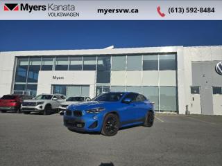 <b>Sunroof,  Heated Seats,  Apple CarPlay,  HUD,  Power Liftgate!</b><br> <br>  Compare at $27010 - Our Price is just $26999! <br> <br>   Thanks to its bold athleticism, the BMW X2 supplies a dynamic and agile performance that is unrivalled in this class. This  2018 BMW X2 is fresh on our lot in Kanata. <br> <br>With car like handling, this impressive BMW X2 offers a luxury experience and dynamic driving characteristics in BMWs smallest crossover SUV. With an extensive list of premium features, a luxurious cabin and a sport look, this BMW X1 offers car like agility on any road surface and condition, and yet still has the quality and comfort you would expect in a BMW crossover SUV. Its extroverted shape in combination with its dynamic contours give this BMW X2 an extremely sporty personality. This  SUV has 79,535 kms. Its  misano blue metallic in colour  . It has an automatic transmission and is powered by a  2.0L I4 16V GDI DOHC Turbo engine.  It may have some remaining factory warranty, please check with dealer for details. <br> <br> Our X2s trim level is xDrive 28i. This beautiful compact crossover offers a host of premium options and features such as power heated side mirrors, front fog lamps, a 7 speaker stereo with a 6.5 inch display, heated front bucket seats, a leather and metal look multi-functional steering wheel, front and rear cup holders, push button start, dual zone front climate control, cruise control, frontal collision warning, lane departure warning, a rear view camera and much more. This vehicle has been upgraded with the following features: Sunroof,  Heated Seats,  Apple Carplay,  Hud,  Power Liftgate,  Navigation,  Heated Steering Wheel. <br> <br>To apply right now for financing use this link : <a href=https://www.myersvw.ca/en/form/new/financing-request-step-1/44 target=_blank>https://www.myersvw.ca/en/form/new/financing-request-step-1/44</a><br><br> <br/><br>Backed by Myers Exclusive NO Charge Engine/Transmission for life program lends itself for your peace of mind and you can buy with confidence. Call one of our experienced Sales Representatives today and book your very own test drive! Why buy from us? Move with the Myers Automotive Group since 1942! We take all trade-ins - Appraisers on site - Full safety inspection including e-testing and professional detailing prior delivery! Every vehicle comes with a free Car Proof History report.<br><br>*LIFETIME ENGINE TRANSMISSION WARRANTY NOT AVAILABLE ON VEHICLES MARKED AS-IS, VEHICLES WITH KMS EXCEEDING 140,000KM, VEHICLES 8 YEARS & OLDER, OR HIGHLINE BRAND VEHICLES (eg.BMW, INFINITI, CADILLAC, LEXUS...). FINANCING OPTIONS NOT AVAILABLE ON VEHICLES MARKED AS-IS OR AS-TRADED.<br> Come by and check out our fleet of 40+ used cars and trucks and 120+ new cars and trucks for sale in Kanata.  o~o