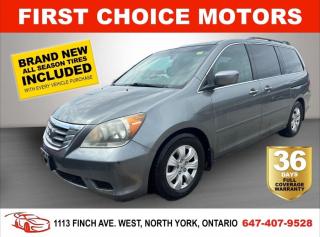 Welcome to First Choice Motors, the largest car dealership in Toronto of pre-owned cars, SUVs, and vans priced between $5000-$15,000. With an impressive inventory of over 300 vehicles in stock, we are dedicated to providing our customers with a vast selection of affordable and reliable options. <br><br>Were thrilled to offer a used 2009 Honda Odyssey EX, grey color with 273,000km (STK#7291) This vehicle was $8490 NOW ON SALE FOR $7990. It is equipped with the following features:<br>- Automatic Transmission<br>- 3rd row seating<br>- Alloy wheels<br>- Power windows<br>- Power locks<br>- Power mirrors<br>- Air Conditioning<br><br>At First Choice Motors, we believe in providing quality vehicles that our customers can depend on. All our vehicles come with a 36-day FULL COVERAGE warranty. We also offer additional warranty options up to 5 years for our customers who want extra peace of mind.<br><br>Furthermore, all our vehicles are sold fully certified with brand new brakes rotors and pads, a fresh oil change, and brand new set of all-season tires installed & balanced. You can be confident that this car is in excellent condition and ready to hit the road.<br><br>At First Choice Motors, we believe that everyone deserves a chance to own a reliable and affordable vehicle. Thats why we offer financing options with low interest rates starting at 7.9% O.A.C. Were proud to approve all customers, including those with bad credit, no credit, students, and even 9 socials. Our finance team is dedicated to finding the best financing option for you and making the car buying process as smooth and stress-free as possible.<br><br>Our dealership is open 7 days a week to provide you with the best customer service possible. We carry the largest selection of used vehicles for sale under $9990 in all of Ontario. We stock over 300 cars, mostly Hyundai, Chevrolet, Mazda, Honda, Volkswagen, Toyota, Ford, Dodge, Kia, Mitsubishi, Acura, Lexus, and more. With our ongoing sale, you can find your dream car at a price you can afford. Come visit us today and experience why we are the best choice for your next used car purchase!<br><br>All prices exclude a $10 OMVIC fee, license plates & registration  and ONTARIO HST (13%)