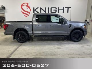 New 2024 Ford F-150 XLT with Black Appearance and Black Pack Leather Seat Pkgs for sale in Moose Jaw, SK