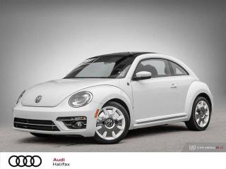 The 2019 Beetle is a strong option for buyers interested in style and a bit of performance. It looks like nothing else on the road, and its standard turbocharged 2.0-liter four-cylinder engine provides a satisfying amount of thrust. This year, Apple CarPlay and Android Auto are standard on all but the base model, as are blind-spot monitoring and rear cross-traffic alert.6 months / 10,000km Enhanced 1st Canadian Warranty, with the option to upgrade to longer periods.NATIONWIDE DELIVERY AVAILABLEAt Audi Halifax, we guarantee that our pre-owned vehicles are both reliable and safe. Each vehicle is subject to an 85-point inspection prior to purchase to ensure the satisfaction of our customers. The 85-point inspection includes inspecting the following services Engine Change Oil and Filter Transmission/Transfer Case Drive Axle Steering Brake System Air Conditioning Electrical Front/Rear Suspension Cooling/Fuel System Road Test