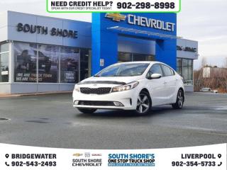 Recent Arrival! Clear White 2018 Kia Forte LX Plus FWD 6-Speed Automatic 2.0L I4 MPI DOHC 16V ULEV II 147hp Clean Car Fax, 6 Speakers, ABS brakes, Air Conditioning, Alloy wheels, Brake assist, Driver door bin, Exterior Parking Camera Rear, Front anti-roll bar, Front fog lights, Fully automatic headlights, Heated door mirrors, Heated Front Bucket Seats, Heated front seats, Illuminated entry, Power door mirrors, Power steering, Power windows, Radio data system, Rear window defroster, Remote keyless entry, Security system, Split folding rear seat, Tilt steering wheel, Traction control, Trip computer, Variably intermittent wipers. Reviews: * According to many owners, the Forte attracted their attention with styling and a good blend of feature content for the price, while good driving dynamics and a quality feel helped seal the deal. Performance is rated highly from the up-level engine options; while flexibility, cargo space, and versatility are highly rated from the Forte 5 model, too. A stable ride, fun-to-drive handling, and a safe and solid feel help round out the package. Source: autoTRADER.ca