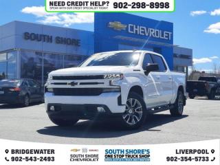 Recent Arrival! Summit White 2022 Chevrolet Silverado 1500 LTD RST For Sale, Bridgewater 4WD 8-Speed Automatic EcoTec3 5.3L V8 Clean Car Fax, 10-Way Power Driver Seat w/Lumbar, 12-Volt Rear Auxiliary Power Outlet, 2 USB Ports (First Row), 4.2 Diagonal Colour Display Driver Info Centre, 6 Speakers, ABS brakes, Air Conditioning, Alloy wheels, Auto-Locking Rear Differential, Automatic temperature control, Bed Protection Package, Black Name Plates (LPO), Bluetooth® For Phone, Body Colour Grille, Brake assist, Chevrolet Connected Access Capable, Chevytec Spray-On Black Bedliner, Cloth Rear Seat w/Storage Package, Colour-Keyed Carpeting Floor Covering, Compass, Convenience Package, Convenience Package w/Buckets Seats, Dark Essentials Package (LPO), Deep-Tinted Glass, Delay-off headlights, Driver door bin, Dual-Zone Automatic Climate Control, Electric Rear-Window Defogger, Electronic Cruise Control, Electronic Stability Control, Exterior Parking Camera Rear, EZ Lift Power Lock & Release Tailgate, Floor Mounted Centre Console, Front anti-roll bar, Front Bucket Seats, Front dual zone A/C, Front fog lights, Front Frame-Mounted Black Recovery Hooks, Front LED Fog Lamps, Front Rubberized Vinyl Floor Mats, Heated door mirrors, Heated Driver & Front Outboard Passenger Seats, Heated Steering Wheel, High Gloss Black Mirror Caps, Hitch Guidance, Keyless Open & Start, Leather Wrapped Steering Wheel, LED Cargo Area Lighting, Manual Tilt/Telescoping Steering Column, OnStar & Chevrolet Connected Services Capable, Outside temperature display, Power Door Locks, Power door mirrors, Power Front Windows w/Driver Express Up/Down, Power Front Windows w/Passenger Express Down, Power Rear Windows w/Express Down, Power windows, Preferred Equipment Group 1SP, Radio data system, Rear 60/40 Folding Bench Seat (Folds Up), Rear Dual USB Charging-Only Ports, Rear Rubberized-Vinyl Floor Mats, Rear Vision Camera, Rear Wheelhouse Liners, Rear window defroster, Remote Vehicle Starter System, Security system, Speed control, Speed-sensing steering, Standard Tailgate, Steering Wheel Audio Controls, Theft Deterrent System (Unauthorized Entry), Tilt steering wheel, Traction control, Trailering Package, Trip computer, True North Edition, Variably intermittent wipers, Wi-Fi Hot Spot Capable.