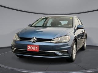 <b>Navigation,  Aluminum Wheels,  Android Auto,  Apple CarPlay,  Heated Seats!</b><br> <br>    With so many generations throughout the years, the Golf has become versatile enough that there is a Golf for everyone and to fill every need. This  2021 Volkswagen Golf is fresh on our lot in Sudbury. <br> <br>Seven generations of successful models has brought this 2021 Volkswagen Golf as close to perfection as any vehicle can get. Ultimately refined, comfortable and highly versatile, this Volkswagen Golf is the rational and obvious choice for a new economical, stylish family compact that delivers on all promises of being a perfect everyday vehicle.This  hatchback has 89,728 kms. Its  silk blue metallic in colour  . It has an automatic transmission and is powered by a  1.4L I4 16V GDI DOHC Turbo engine.  This unit has some remaining factory warranty for added peace of mind. <br> <br> Our Golfs trim level is Comfortline. This Golf Comfortline comes extremely well equipped and it includes features like elegant aluminum wheels, a 6 speaker stereo with an 8 inch touchscreen, satellite navigation, LED brake lights, fully automatic headlamps, App-Connect smart phone connectivity, Bluetooth streaming audio, heated comfort seats, a leather wrapped steering wheel, a 60/40 split-folding rear seats with centre armrest and pass-through, cruise control, Android Auto, Apple CarPlay, remote keyless entry, a rear view camera and much more.<br> This vehicle has been upgraded with the following features: Navigation,  Aluminum Wheels,  Android Auto,  Apple Carplay,  Heated Seats,  Touchscreen,  Streaming Audio. <br> <br>To apply right now for financing use this link : <a href=https://www.palladinohonda.com/finance/finance-application target=_blank>https://www.palladinohonda.com/finance/finance-application</a><br><br> <br/><br>Palladino Honda is your ultimate resource for all things Honda, especially for drivers in and around Sturgeon Falls, Elliot Lake, Espanola, Alban, and Little Current. Our dealership boasts a vast selection of high-class, top-quality Honda models, as well as expert financing advice and impeccable automotive service. These factors arent what set us apart from other dealerships, though. Rather, our uncompromising customer service and professionalism make every experience unforgettable, and keeps drivers coming back. The advertised price is for financing purchases only. All cash purchases will be subject to an additional surcharge of $2,501.00. This advertised price also does not include taxes and licensing fees.<br> Come by and check out our fleet of 100+ used cars and trucks and 60+ new cars and trucks for sale in Sudbury.  o~o