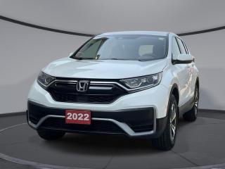 <b>Low Mileage, Android Auto,  Heated Seats,  Remote Start,  Apple CarPlay,  Lane Keep Assist!</b><br> <br>    Whether youre in the concrete jungle or remote mountain campsite, this 2022 Honda CR-V is ready to conquer all types of adventures with you. This  2022 Honda CR-V is fresh on our lot in Sudbury. <br> <br>This stylish 2022 Honda CR-V has a spacious interior and car-like handling that captivates anyone who gets behind the wheel. With its smooth lines and sleek exterior, this gorgeous CR-V has no problem turning heads at every corner. Whether youre a thrift-store enthusiast, or a backcountry trail warrior with all of the camping gear, this practical 2022 CR-V has got you covered! This low mileage  SUV has just 21,195 kms. Its  white in colour  . It has an automatic transmission and is powered by a  1.5L I4 16V GDI DOHC Turbo engine. <br> <br> Our CR-Vs trim level is LX 4WD. This midsize SUV is ready to make memories with your family, featuring an incredible infotainment system with Android Auto and Apple CarPlay. That assistance carries to the active safety suite complete with lane keep assist, distance pacing cruise with stop and go, automatic braking, and a driver alertness monitor. Proximity keys with remote start offer awesome convenience, and heated seats make sure you always drive comfy.  This vehicle has been upgraded with the following features: Android Auto,  Heated Seats,  Remote Start,  Apple Carplay,  Lane Keep Assist,  Adaptive Cruise,  Automatic Braking. <br> <br>To apply right now for financing use this link : <a href=https://www.palladinohonda.com/finance/finance-application target=_blank>https://www.palladinohonda.com/finance/finance-application</a><br><br> <br/><br>Palladino Honda is your ultimate resource for all things Honda, especially for drivers in and around Sturgeon Falls, Elliot Lake, Espanola, Alban, and Little Current. Our dealership boasts a vast selection of high-class, top-quality Honda models, as well as expert financing advice and impeccable automotive service. These factors arent what set us apart from other dealerships, though. Rather, our uncompromising customer service and professionalism make every experience unforgettable, and keeps drivers coming back. The advertised price is for financing purchases only. All cash purchases will be subject to an additional surcharge of $2,501.00. This advertised price also does not include taxes and licensing fees.<br> Come by and check out our fleet of 100+ used cars and trucks and 60+ new cars and trucks for sale in Sudbury.  o~o