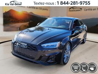 Used 2021 Audi S5 Progressiv 3.0 AWD*TURBO*CUIR ROUGE*TOIT* for sale in Québec, QC