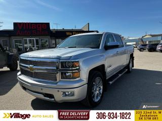 <b>Leather Seats,  Cooled Seats,  Heated Seats,  Premium Audio,  Remote Start!</b><br> <br> We sell high quality used cars, trucks, vans, and SUVs in Saskatoon and surrounding area.<br> <br>   Silverado is designed to go where you go. Whether to work or out on the town, youll always be in style. This  2014 Chevrolet Silverado 1500 is for sale today. <br> <br>The Silverado 1500 is the result of almost a century of Chevy truck building know-how. All new for 2014, the Silverado combines proven power with its unparalleled fuel efficiency, a quiet pickup cabin with tough-as-nails ruggedness, and fantastic exterior design. The cabin is far quieter and more refined than the last generation, and the infotainment options and safety technology are fully modern with all of the latest features. Get the job done in the 2014 Chevy Silverado 1500. This  Crew Cab 4X4 pickup  has 235,500 kms. Its  silver in colour  . It has a 6 speed automatic transmission and is powered by a   6.2L 8 Cylinder Engine.   This vehicle has been upgraded with the following features: Leather Seats,  Cooled Seats,  Heated Seats,  Premium Audio,  Remote Start,  Park Assist,  Bluetooth. <br> <br>To apply right now for financing use this link : <a href=https://www.villageauto.ca/car-loan/ target=_blank>https://www.villageauto.ca/car-loan/</a><br><br> <br/><br><br> Village Auto Sales has been a trusted name in the Automotive industry for over 40 years. We have built our reputation on trust and quality service. With long standing relationships with our customers, you can trust us for advice and assistance on all your motoring needs. </br>

<br> With our Credit Repair program, and over 250 well-priced vehicles in stock, youll drive home happy, and thats a promise. We are driven to ensure the best in customer satisfaction and look forward working with you. </br> o~o