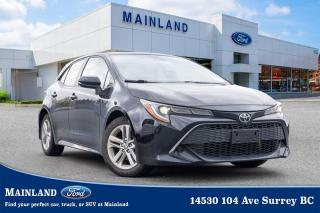 <p><strong><span style=font-family:Arial; font-size:18px;>Drive in Sophistication: Low Mileage 2019 Toyota Corolla Hatchback, Pristine Condition, Loaded with Features, Available at Mainland Ford!

Why settle for ordinary when you can drive the extraordinary? This 2019 Toyota Corolla Hatchback, with only 28,728 km on the clock, is a gem waiting to be discovered..</span></strong></p> <p><strong><span style=font-family:Arial; font-size:18px;>Dressed in a sleek black exterior, this vehicle isnt just a mode of transportation; its a statement..</span></strong> <br> Equipped with a smooth 2-speed automatic/CVT transmission and a robust 2.0L 4cyl engine, it combines efficiency with performance.. Inside, the car is a fortress of technology and comfort.</p> <p><strong><span style=font-family:Arial; font-size:18px;>From the spoiler that adds a sporty touch to the traction control that keeps you grounded, every detail is designed with your driving pleasure in mind..</span></strong> <br> The car features a plethora of options including automatic temperature control for those unpredictable weather days, and a rear parking camera to ensure you back up as smoothly as you drive forward.. Looking for entertainment? The AM/FM radio and steering wheel-mounted audio controls mean your favorite tunes are always at your fingertips, making every ride a joyous journey.</p> <p><strong><span style=font-family:Arial; font-size:18px;>Safety isnt just an option; with advanced features like dual front impact airbags and auto high-beam headlights, peace of mind comes standard..</span></strong> <br> And heres a little car humor for you: Why dont cars play soccer? Because they only get a kick out of driving!

At Mainland Ford, we speak your language.. We understand that buying a car is about more than just finding a way to get from point A to B; its about enjoying the ride in between.</p> <p><strong><span style=font-family:Arial; font-size:18px;>This Toyota Corolla Hatchback isnt just a car; its a traveling companion thats ready to accompany you on every adventure, big or small..</span></strong> <br> Dont miss your chance to own sophistication and reliability wrapped in one sleek package.. Visit us at Mainland Ford and take this beauty for a spin today.</p> <p><strong><span style=font-family:Arial; font-size:18px;>Your new ride awaits!.</span></strong></p><hr />
<p><br />
<br />
To apply right now for financing use this link:<br />
<a href=https://www.mainlandford.com/credit-application/>https://www.mainlandford.com/credit-application</a><br />
<br />
Looking for a new set of wheels? At Mainland Ford, all of our pre-owned vehicles are Mainland Ford Certified. Every pre-owned vehicle goes through a rigorous 96-point comprehensive safety inspection, mechanical reconditioning, up-to-date service including oil change and professional detailing. If that isnt enough, we also include a complimentary Carfax report, minimum 3-month / 2,500 km Powertrain Warranty and a 30-day no-hassle exchange privilege. Now that is peace of mind. Buy with confidence here at Mainland Ford!<br />
<br />
Book your test drive today! Mainland Ford prides itself on offering the best customer service. We also service all makes and models in our World Class service center. Come down to Mainland Ford, proud member of the Trotman Auto Group, located at 14530 104 Ave in Surrey for a test drive, and discover the difference!<br />
<br />
*** All pre-owned vehicle sales are subject to a $599 documentation fee, $149 Fuel Surcharge, $599 Safety and Convenience Fee and $500 Finance Placement Fee (if applicable) plus applicable taxes. ***<br />
<br />
VSA Dealer# 40139</p>

<p>*All prices plus applicable taxes, applicable environmental recovery charges, documentation of $599 and full tank of fuel surcharge of $76 if a full tank is chosen. <br />Other protection items available that are not included in the above price:<br />Tire & Rim Protection and Key fob insurance starting from $599<br />Service contracts (extended warranties) for coverage up to 7 years and 200,000 kms starting from $599<br />Custom vehicle accessory packages, mudflaps and deflectors, tire and rim packages, lift kits, exhaust kits and tonneau covers, canopies and much more that can be added to your payment at time of purchase<br />Undercoating, rust modules, and full protection packages starting from $199<br />Financing Fee of $500 when applicable<br />Flexible life, disability and critical illness insurances to protect portions of or the entire length of vehicle loan</p>