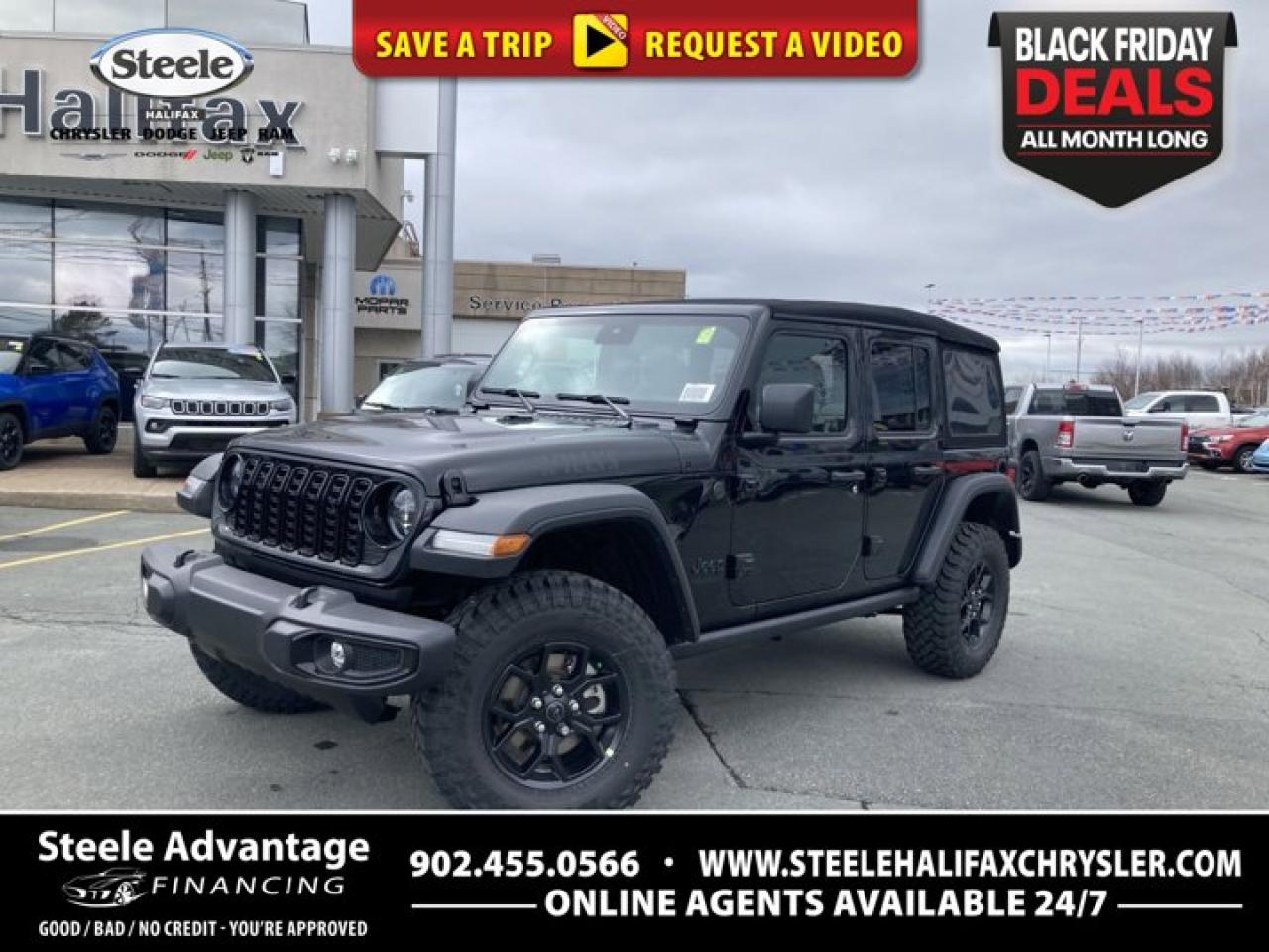 New 2024 Jeep Wrangler Willys for sale in Halifax, NS