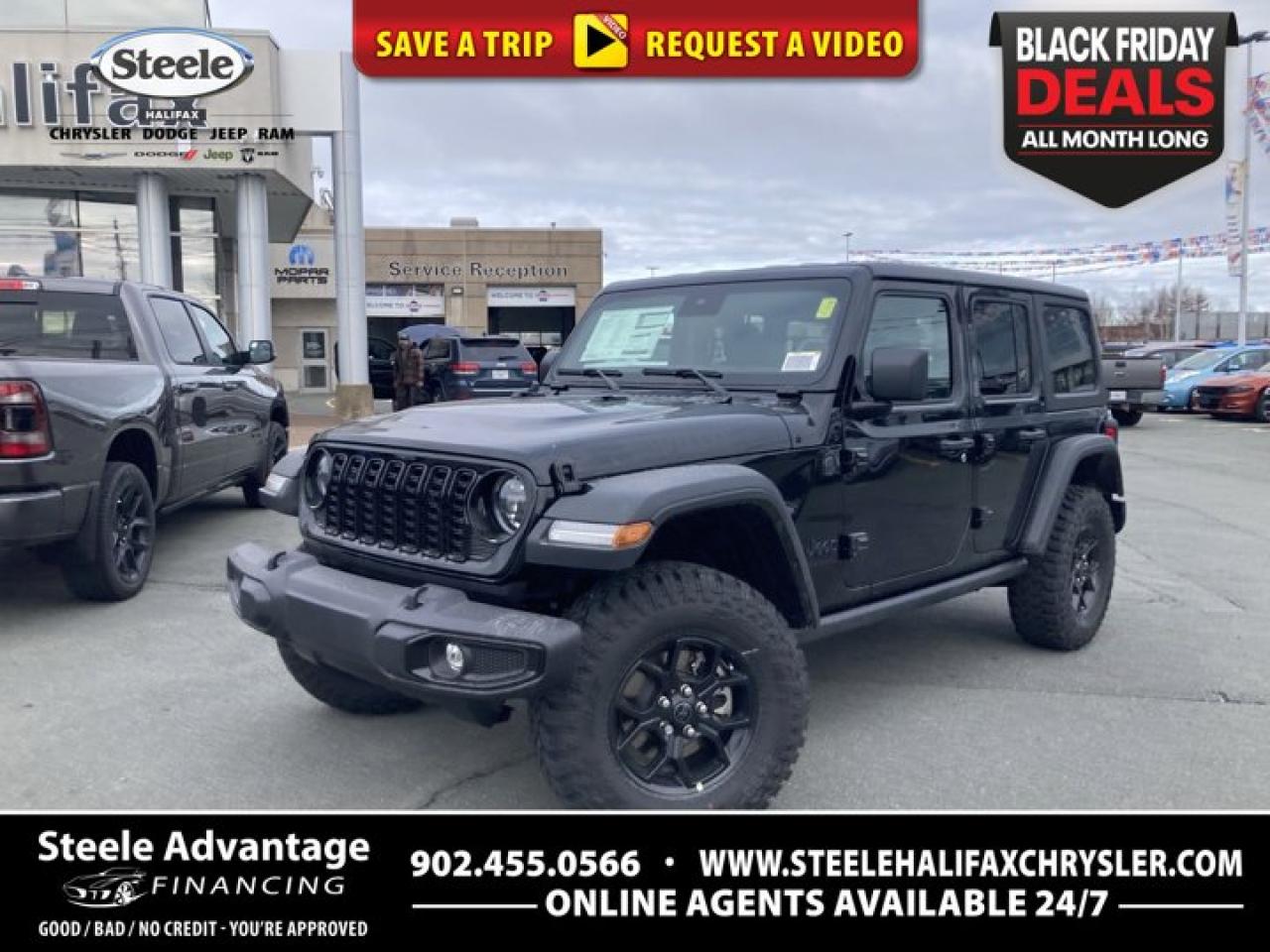 New 2024 Jeep Wrangler Willys for sale in Halifax, NS