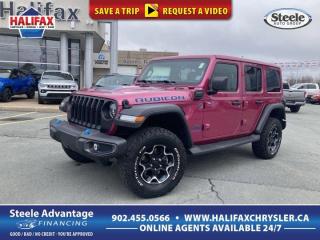 Used 2022 Jeep Wrangler 4xe Unlimited Rubicon - HYBRID, LOW KM, NAV, HEATED LEATHER SEATS AND WHEEL, HARD TOP, ONE OWNER for sale in Halifax, NS