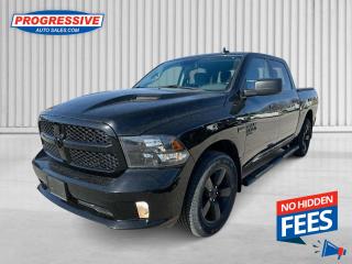 <b>Rear Camera,  Cruise Control,  Air Conditioning,  Power Windows,  Power Doors!</b><br> <br>    Get the job done right with this rugged Ram 1500 Classic pickup. This  2019 Ram 1500 Classic is for sale today. <br> <br>The reasons why this Ram 1500 Classic stands above its well-respected competition are evident: uncompromising capability, proven commitment to safety and security, and state-of-the-art technology. From its muscular exterior to the well-trimmed interior, this 2019 Ram 1500 Classic is more than just a workhorse. Get the job done in comfort and style while getting a great value with this amazing full size truck. This  Crew Cab 4X4 pickup  has 102,465 kms. Its  black in colour  . It has a 6 speed automatic transmission and is powered by a  395HP 5.7L 8 Cylinder Engine.  <br> <br> Our 1500 Classics trim level is ST. This 1500 Classic ST is a serious work truck that comes well equipped with heavy-duty shock absorbers, electronic stability control and trailer sway control, ParkView rear back-up camera, cruise control, air conditioning, an infotainment hub with radio 3.0 and a USB port, automatic headlights, power windows, power doors, and more. This vehicle has been upgraded with the following features: Rear Camera,  Cruise Control,  Air Conditioning,  Power Windows,  Power Doors. <br> To view the original window sticker for this vehicle view this <a href=http://www.chrysler.com/hostd/windowsticker/getWindowStickerPdf.do?vin=3C6RR7KT6KG643794 target=_blank>http://www.chrysler.com/hostd/windowsticker/getWindowStickerPdf.do?vin=3C6RR7KT6KG643794</a>. <br/><br> <br>To apply right now for financing use this link : <a href=https://www.progressiveautosales.com/credit-application/ target=_blank>https://www.progressiveautosales.com/credit-application/</a><br><br> <br/><br><br> Progressive Auto Sales provides you with the all the tools you need to find and purchase a used vehicle that meets your needs and exceeds your expectations. Our Sarnia used car dealership carries a wide range of makes and models for exceptionally low prices due to our extensive network of Canadian, Ontario and Sarnia used car dealerships, leasing companies and auction groups. </br>

<br> Our dealership wouldnt be where we are today without the great people in Sarnia and surrounding areas. If you have any questions about our services, please feel free to ask any one of our staff. If you want to visit our dealership, you can also find our hours of operation and location information on our Contact page. </br> o~o