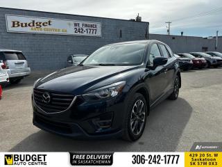 <b>Navigation,  Leather Seats,  Premium Sound Package,  Aluminum Wheels,  Heated Seats!</b><br> <br>    Ranking among the top contenders in its class, this 2016 Mazda CX-5 offers outstanding performance and comfortable passenger space. This  2016 Mazda CX-5 is for sale today. <br> <br>The 2016 Mazda CX-5 is a compact crossover SUV that gives you the spacious interior you want and the fuel savings you need, without sacrificing power or performance. If youre looking for a mid sized stylish and fun-to-drive SUV, youll definitely find it in the Mazda CX-5. Offering high quality materials, an excellent exterior design and a well thought out interior, this uber cool SUV has it all. This  SUV has 136,962 kms. Its  blue in colour  . It has a 6 speed automatic transmission and is powered by a  184HP 2.5L 4 Cylinder Engine.  <br> <br> Our CX-5s trim level is GT. The GT is the top of the line trim for the CX-5. In addition to the features found on the GS, the GT offers powerful engine, stylish aluminum alloy wheels, Bose premium audio with 9 speakers, leather and metal look steering wheel, HomeLink garage door transmitter, dual zone climate control, leather upholstery with heated front seats and navigation system. You will also get a rear collision warning system, blind spot detection, a rear view camera and fully automatic projector beam LED headlights. This vehicle has been upgraded with the following features: Navigation,  Leather Seats,  Premium Sound Package,  Aluminum Wheels,  Heated Seats. <br> <br>To apply right now for financing use this link : <a href=https://www.budgetautocentre.com/used-cars-saskatoon-financing/ target=_blank>https://www.budgetautocentre.com/used-cars-saskatoon-financing/</a><br><br> <br/><br> Buy this vehicle now for the lowest bi-weekly payment of <b>$134.62</b> with $0 down for 84 months @ 5.99% APR O.A.C. ( Plus applicable taxes -  Plus applicable fees   ).  See dealer for details. <br> <br><br> Budget Auto Centre has been a trusted name in the Automotive industry for over 40 years. We have built our reputation on trust and quality service. With long standing relationships with our customers, you can trust us for advice and assistance on all your automotive needs. </br>

<br> With our Credit Repair program, and over 250+ well-priced used vehicles in stock, youll drive home happy. We are driven to ensure the best in customer satisfaction and look forward working with you. </br> o~o