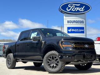 <b>18 inch Aluminum Wheels, Tow Package, Tailgate Step, Spray-In Bed Liner!</b><br> <br> <br> <br>  A true class leader in towing and hauling capabilities, this 2024 Ford F-150 isnt your usual work truck, but the best in the business. <br> <br>Just as you mould, strengthen and adapt to fit your lifestyle, the truck you own should do the same. The Ford F-150 puts productivity, practicality and reliability at the forefront, with a host of convenience and tech features as well as rock-solid build quality, ensuring that all of your day-to-day activities are a breeze. Theres one for the working warrior, the long hauler and the fanatic. No matter who you are and what you do with your truck, F-150 doesnt miss.<br> <br> This agate black Crew Cab 4X4 pickup   has a 10 speed automatic transmission and is powered by a  400HP 3.5L V6 Cylinder Engine.<br> <br> Our F-150s trim level is Tremor. Upgrading to this Ford F-150 Tremor is a great choice as it comes loaded with exclusive aluminum wheels, a performance off-road suspension, a dual stainless steel exhaust with black tip, front fog lights, remote keyless entry and remote engine start, Ford Co-Pilot360 that features lane keep assist, pre-collision assist and automatic emergency braking. Enhanced features include body colored exterior accents, SYNC 4 with enhanced voice recognition, Apple CarPlay and Android Auto, FordPass Connect 4G LTE, steering wheel mounted cruise control, a powerful audio system, trailer hitch and sway control, cargo box lights, power door locks and a rear view camera to help when backing out of a tight spot. This vehicle has been upgraded with the following features: 18 Inch Aluminum Wheels, Tow Package, Tailgate Step, Spray-in Bed Liner. <br><br> View the original window sticker for this vehicle with this url <b><a href=http://www.windowsticker.forddirect.com/windowsticker.pdf?vin=1FTFW4L85RFA67267 target=_blank>http://www.windowsticker.forddirect.com/windowsticker.pdf?vin=1FTFW4L85RFA67267</a></b>.<br> <br>To apply right now for financing use this link : <a href=https://www.bourgeoismotors.com/credit-application/ target=_blank>https://www.bourgeoismotors.com/credit-application/</a><br><br> <br/> Incentives expire 2024-05-31.  See dealer for details. <br> <br>Discount on vehicle represents the Cash Purchase discount applicable and is inclusive of all non-stackable and stackable cash purchase discounts from Ford of Canada and Bourgeois Motors Ford and is offered in lieu of sub-vented lease or finance rates. To get details on current discounts applicable to this and other vehicles in our inventory for Lease and Finance customer, see a member of our team. </br></br>Discover a pressure-free buying experience at Bourgeois Motors Ford in Midland, Ontario, where integrity and family values drive our 78-year legacy. As a trusted, family-owned and operated dealership, we prioritize your comfort and satisfaction above all else. Our no pressure showroom is lead by a team who is passionate about understanding your needs and preferences. Located on the shores of Georgian Bay, our dealership offers more than just vehiclesits an experience rooted in community, trust and transparency. Trust us to provide personalized service, a diverse range of quality new Ford vehicles, and a seamless journey to finding your perfect car. Join our family at Bourgeois Motors Ford and let us redefine the way you shop for your next vehicle.<br> Come by and check out our fleet of 80+ used cars and trucks and 200+ new cars and trucks for sale in Midland.  o~o