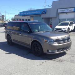 Used 2019 Ford Flex Limited 3.5L LIMITED AWD!! NAV. PANOROOF. LEATHER. BACKUP CAM. HEATED SEATS. 20