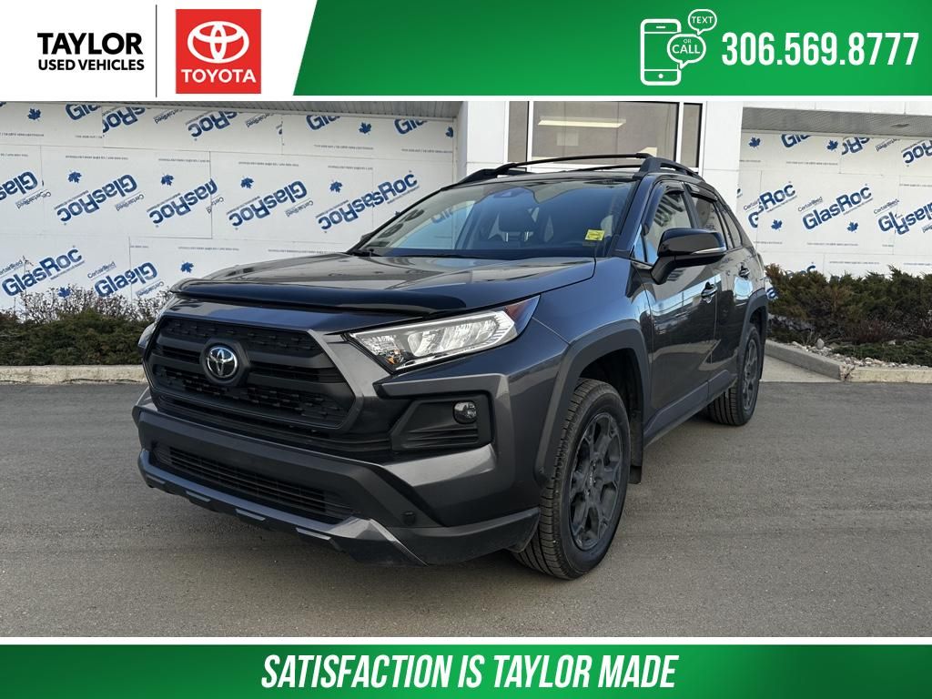 Used 2020 Toyota RAV4 Trail TRD OFF ROAD PACKAGE - HARD TO FIND - 2ND SET OF STEEL RIMS AND WINTER TIRES TOO for Sale in Regina, Saskatchewan