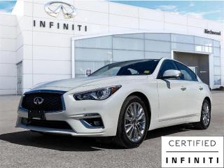 Used 2023 Infiniti Q50 LUXE No Accidents | One Owner | Low KM's for sale in Winnipeg, MB
