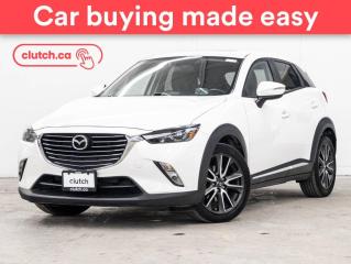 Used 2017 Mazda CX-3 GT AWD w/ Rearview Cam, Bluetooth, Nav for sale in Toronto, ON