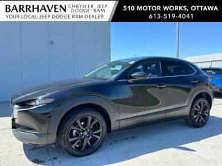 Just IN... Local Trade-In 2021 Mazda CX-30 GT AWD Turbo. Some of the Many feature Options included in the Trim Package are 2.5L SKYACTIV-G DOHC 16-Valve I4 Turbo, 6-Speed SKYACTIV-Drive Automatic including manual shift mode, drive selection switch and paddle shifters, 18-inch Black Finish Alloy Wheels, All Wheel Drive, Express Open/Close Sliding And Tilting Glass 1st Row Sunroof w/Sunshade, Power Liftgate Rear Cargo Access, Leather Interior, AM/FM/HD w/Navigation including Bose premium sound system with 12 speakers, SiriusXM satellite radio, Apple CarPlay and Android Auto, 2 USB ports, steering wheel mounted audio/Bluetooth controls, Bluetooth with Audio Profile and SMS text message functionality, Heated Front Seats -including 3 position settings, power 10-way adjustable driver seat w/lumbar support, manual 4-way adjustable passenger seat and driver seat memory function, 60-40 Folding Bench Front Facing Fold Forward Seatback Rear Seat, Heated Leather Steering Wheel, Proximity Key For Doors And Push Button Start, HomeLink Garage Door Transmitter, Distance Pacing w/Traffic Stop-Go, Dual Zone Front Automatic Air Conditioning, Back-Up Camera, Lane-Keep Assist System (LAS) Lane Departure Warning, Advanced Blind Spot Monitoring (ABSM) Blind Spot, Smart City Brake Support (SCBS) & Much More. The Mazda includes a Clean Car-Proof Report Free of any Insurance or Collison Claims. The Mazda has undergone a Complete Detail Cleaning and is all ready for YOU. Nobody deals like Barrhaven Jeep Dodge Ram, come and see us today and we will show you why!!