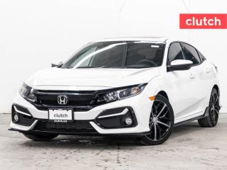 Used 2021 Honda Civic Hatchback Sport w/ Apple CarPlay & Android Auto, Bluetooth, Dual Zone A/C for sale in Toronto, ON
