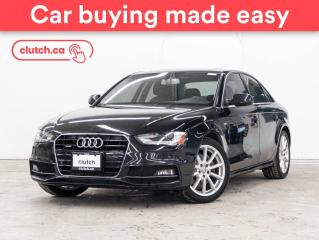 Used 2016 Audi A4 Progressive Plus AWD w/ Rearview Cam, Bluetooth, Nav for sale in Toronto, ON