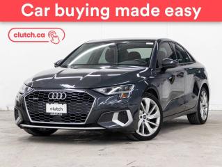 Used 2022 Audi A3 2.0T Komfort AWD w/ Apple CarPlay & Android Auto, Rearview Cam, Bluetooth for sale in Toronto, ON
