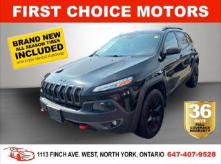 Used 2015 Jeep Cherokee TRAILHAWK ~AUTOMATIC, FULLY CERTIFIED WITH WARRANT for sale in North York, ON