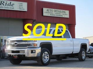<p>**SOLD**</p><p>2016 Chevrolet Silverado 3500HD LT Crew Cab Long Box 4X4</p><p>6.0LTR V8<br>A/C<br>Tilt<br>Cruise<br>Power windows<br>Power locks<br>Power mirrors<br>Power seat (drivers)<br>6 passengers<br>MY LINK / Bluetooth<br>229,000 HIGHWAY kms!<br>Back up camera<br>8ft box<br>Brand new tires<br>Fog lights</p><p>$28,975 Safetied<br>Financing and Warranty Available at Fine Ride Auto Sales Ltd<br>www.FineRideAutoSales.ca</p><p>Call: 204-415-3300 or 1-855-854-3300<br>Text: 204-226-1790<br>View in person at: Unit 3-3000 Main Street</p><p>DLR# 4614<br>**Plus applicable taxes**</p><p></p><p style=text-align:center;><i><strong><u>***NEW HOURS EFFECTIVE OCTOBER 1, 2023***</u></strong></i></p><p style=text-align:center;>Monday                9am to 6pm<br>Tuesday               9am to 6pm<br>Wednesday               9am to 6pm<br>Thursday                9am to 6pm<br>Friday                9am to 5pm<br>Saturday                   10am to 3pm<br>Sunday                    CLOSED</p>