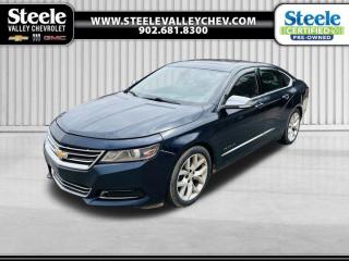 Value Market Pricing, Apple CarPlay/Android Auto, Bumpers: body-colour, Front Bucket Seats, Garage door transmitter, Heated door mirrors, Heated Driver & Front Passenger Seats, Heated front seats, Power door mirrors, Turn signal indicator mirrors.Recent Arrival! Blue 2018 Chevrolet Impala Premier 2LZ FWD 6-Speed Automatic Electronic with Overdrive 3.6L V6 DI DOHCCertified. Certification Program Details: This vehicle is being sold As Is , unfit, and is not represented as being in a road-worthy condition, mechanically sound or maintained at any guaranteed level of quality. The vehicle may not be fit for use as a means of transportation and may require substantial repairs at the purchasers expense. Registering the vehicle to be driven in its current condition may not be possible.