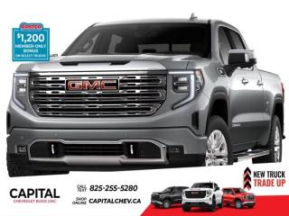 This GMC Sierra 1500 delivers a Gas V8 6.2L/376 engine powering this Automatic transmission. ENGINE, 6.2L ECOTEC3 V8 (420 hp [313 kW] @ 5600 rpm, 460 lb-ft of torque [624 Nm] @ 4100 rpm); featuring Dynamic Fuel Management, Wireless, Apple CarPlay / Wireless Android Auto, Wireless charging.*This GMC Sierra 1500 Comes Equipped with These Options *Wipers, front rain-sensing, Windows, power rear, express down, Windows, power front, drivers express up/down, Window, power, rear sliding with rear defogger, Window, power front, passenger express up/down, Wi-Fi Hotspot capable (Terms and limitations apply. See onstar.ca or dealer for details.), Wheels, 20 x 9 (50.8 cm x 22.9 cm) multi-dimensional polished aluminum, Wheelhouse liners, rear (Deleted with (PCP) Denali CarbonPro Edition.), Wheel, 17 x 8 (43.2 cm x 20.3 cm) full-size, steel spare, USB Ports, 2, Charge/Data ports located inside centre console.* Stop By Today *Treat yourself- stop by Capital Chevrolet Buick GMC Inc. located at 13103 Lake Fraser Drive SE, Calgary, AB T2J 3H5 to make this car yours today!