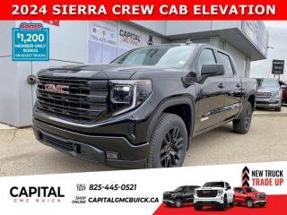 Take a look at this GMC Sierra 1500 ELEVATION Crew Cab... Loaded with options like heated steering, heated seats, Wireless Charging, 13.4 Infotainment Screen, Remote Start, Pro Safety Package and so much more... Call now to find out more!Ask for the Internet Department for more information or book your test drive today! Text 365-601-8318 for fast answers at your fingertips!AMVIC Licensed Dealer - Licence Number B1044900Disclaimer: All prices are plus taxes and include all cash credits and loyalties. See dealer for details. AMVIC Licensed Dealer # B1044900