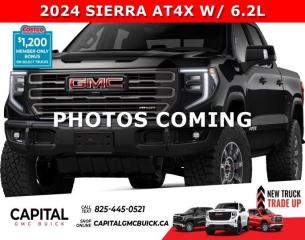 This 2024 SIERRA 1500 AT4X is loaded and powered by a powerful 6.2L engine! Equipped with MASSAGING SEATS, adaptive cruise control, DSSV SHOCKS, sunroof, rear sliding power window, Remote Start, BOSE audio speakers, MASSIVE 3 Factory Lift-Kit, Heated and Cooled Seats, Heads-Up Display, 360 CAM, Rear Streaming Camera Mirror, and much more! CALL NOW... LIMITED PRODUCTIONAsk for the Internet Department for more information or book your test drive today! Text 365-601-8318 for fast answers at your fingertips!AMVIC Licensed Dealer - Licence Number B1044900Disclaimer: All prices are plus taxes and include all cash credits and loyalties. See dealer for details. AMVIC Licensed Dealer # B1044900