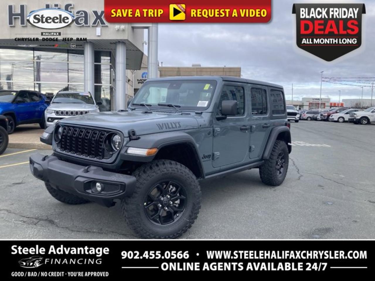 New 2024 Jeep Wrangler Willys for sale in Halifax, NS