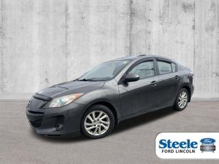 Recent Arrival!Leather, sunroof, fresh MVI inspection, and most importantly, ZOOM ZOOM!Gray2012 Mazda Mazda3 GSFWD 6-Speed SKYACTIV®-G 2.0L 4-Cylinder DOHC 16VVALUE MARKET PRICING!!.ALL CREDIT APPLICATIONS ACCEPTED! ESTABLISH OR REBUILD YOUR CREDIT HERE. APPLY AT https://steeleadvantagefinancing.com/6198 We know that you have high expectations in your car search in Halifax. So if youre in the market for a pre-owned vehicle that undergoes our exclusive inspection protocol, stop by Steele Ford Lincoln. Were confident we have the right vehicle for you. Here at Steele Ford Lincoln, we enjoy the challenge of meeting and exceeding customer expectations in all things automotive.