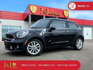 Black Metallic 2014 MINI Cooper S Paceman AWD 6-Speed Automatic Steptronic 1.6L I4 DOHC 16V Twin Scroll Turbo Welcome to our dealership, where we cater to every car shoppers needs with our diverse range of vehicles. Whether youre seeking peace of mind with our meticulously inspected and Certified Pre-Owned vehicles, looking for great value with our carefully selected Value Line options, or are a hands-on enthusiast ready to tackle a project with our As-Is mechanic specials, weve got something for everyone. At our dealership, quality, affordability, and variety come together to ensure that every customer drives away satisfied. Experience the difference and find your perfect match with us today.