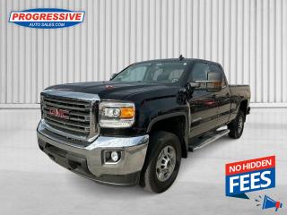 <b>Remote Keyless Entry,  LED Lights,  CornerStep,  Rear View Camera,  SiriusXM!</b><br> <br>    With professional grade style and brute capability to match, this GMC Sierra 2500HD is ready to rule any road you take it on. This  2019 GMC Sierra 2500HD is for sale today. <br> <br>Get the job done in comfort and style with this 2019 GMC Sierra 2500HD. This Sierra 2500HD can do the big jobs while displaying good road manners around town and on the open road. Experience professional grade capability and comfort in this capable 2019 GMC Sierra 2500HD. GMC trucks have a track record of capability, refinement and dependability, thats no different in this heavy duty hauler. Inside, the Sierra 2500HD supports you through rough terrain with expertly designed seats and a pro grade suspension. Youll find an athletic and purposeful interior, designed for your busy lifestyle. This  Double Cab 4X4 pickup  has 85,142 kms. Its  black in colour  . It has a 6 speed automatic transmission and is powered by a  322HP 6.0L 8 Cylinder Engine.  It may have some remaining factory warranty, please check with dealer for details. <br> <br> Our Sierra 2500HDs trim level is SLE. This Sierra 2500HD SLE comes ready to work with plenty of useful features including a heavy-duty locking differential, signature LED lighting, an 8 inch touchscreen infotainment system with steering wheel audio controls and 4G LTE capability, remote keyless entry, a CornerStep rear bumper and cargo tie downs hooks with LED lights. Additionally, this truck also comes with a remote locking tailgate, rear vision camera, a leather wrapped steering wheel, StabiliTrak, cruise control, power windows, power locks and trailering equipment.  This vehicle has been upgraded with the following features: Remote Keyless Entry,  Led Lights,  Cornerstep,  Rear View Camera,  Siriusxm,  Trailering Equipment,  Power Windows. <br> <br>To apply right now for financing use this link : <a href=https://www.progressiveautosales.com/credit-application/ target=_blank>https://www.progressiveautosales.com/credit-application/</a><br><br> <br/><br><br> Progressive Auto Sales provides you with the all the tools you need to find and purchase a used vehicle that meets your needs and exceeds your expectations. Our Sarnia used car dealership carries a wide range of makes and models for exceptionally low prices due to our extensive network of Canadian, Ontario and Sarnia used car dealerships, leasing companies and auction groups. </br>

<br> Our dealership wouldnt be where we are today without the great people in Sarnia and surrounding areas. If you have any questions about our services, please feel free to ask any one of our staff. If you want to visit our dealership, you can also find our hours of operation and location information on our Contact page. </br> o~o