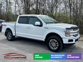 <p>Local trade, One Owner, Extremely Clean, Clean Carfax, Krown Rust proofed!</p><p>2018 Ford F-150 Lariat FX4 4WD / AWD 145 Wheelbase 3.5L EcoBoost Engine 10-Speed Transmission</p><p>502A Equipment group, Lariat series, Blind spot monitoring, LED Side-mirror spot lights, B&O Play premium sound, Voice-activated navigation, Sync connect, 2nd row heated seats, heated steering wheel, 3.31 Axle, Power deployable running boards, Twin panel moonroof, Adaptive cruise control, Trailer tow package, FX4 Off-road package, Skid plates, Trailer brake controller, Technology package, Active park assist, 360 Camera, Lariat sport package and so much more!</p><p>* $404 Bi-Weekly for 84 Months @ 8.99% APR O.A.C<br />(estimated financing rate, cost of borrowing $19,031.97). $0.00 down payment.<br />* Interest shown is for example, actual interest rate could be higher or lower depending on credit application.</p><p>We specialize in financing for any situation call for more info! Get Pre-approved today at no cost and with no obligation! Interest rates depend on your application and the shown payment is based on general application.</p><p>Discover YOUR trusted local dealership with a 30-year history - Callan Motor. Say goodbye to hidden fees and find a straightforward , hassle-free, transparent buying experience. We price our vehicles at or below marketing value, continuously check our pricing verses market to ensure we are offering our customers the best options.</p><p>Visit us in Perth, Ontario, conveniently located on highway 7. Drop by or book an appointment to find a quality vehicle with ease. </p>