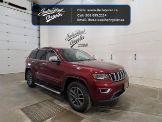 <b>Leather Seats,  Power Liftgate,  Heated Steering Wheel,  Heated Seats,  SiriusXM!</b><br> <br>  Hurry on this one! Marked down from $43596 - you save $3601.   Theres simply no better SUV that combines on-road comfort with off-road capability at a great value than the legendary Jeep Grand Cherokee. This  2019 Jeep Grand Cherokee is fresh on our lot in Indian Head. <br> <br>The Jeep Grand Cherokee is the most awarded SUV ever and for a very good reasons. With numerous best-in-class features and class-exclusive amenities, the 2019 Jeep Grand Cherokee offers drivers more than the competition. On the outside, it showcases the rugged capability to go off the beaten path while the interior offers technology and comfort beyond what youd expect in an SUV at this price point. This gorgeous Jeep Grand Cherokee is second to none when it comes to performance, safety, and style. This  SUV has 63,552 kms. Its  sport red in colour  . It has a 8 speed automatic transmission and is powered by a  293HP 3.6L V6 Cylinder Engine.  It may have some remaining factory warranty, please check with dealer for details. <br> <br> Our Grand Cherokees trim level is Limited. The Grand Cherokee Limited is a step above the Altitude trim and offers a long list of amazing features that includes Jeeps new UConnect 4, leather heated front seats, a heated leather steering wheel, remote engine start and security system. Youll also get Apple CarPlay and Android Auto, blind spot detection with rear parking sensors, a proximity key for push button start and stylish aluminum wheels. On top of that, youll also receive a power lift gate, a 60/40 split rear seat, dual zone climate control plus much more. This vehicle has been upgraded with the following features: Leather Seats,  Power Liftgate,  Heated Steering Wheel,  Heated Seats,  Siriusxm,  Apple Carplay,  Remote Engine Start. <br> To view the original window sticker for this vehicle view this <a href=http://www.chrysler.com/hostd/windowsticker/getWindowStickerPdf.do?vin=1C4RJFBGXKC649260 target=_blank>http://www.chrysler.com/hostd/windowsticker/getWindowStickerPdf.do?vin=1C4RJFBGXKC649260</a>. <br/><br> <br>To apply right now for financing use this link : <a href=https://www.indianheadchrysler.com/finance/ target=_blank>https://www.indianheadchrysler.com/finance/</a><br><br> <br/><br>At Indian Head Chrysler Dodge Jeep Ram Ltd., we treat our customers like family. That is why we have some of the highest reviews in Saskatchewan for a car dealership!  Every used vehicle we sell comes with a limited lifetime warranty on covered components, as long as you keep up to date on all of your recommended maintenance. We even offer exclusive financing rates right at our dealership so you dont have to deal with the banks.
You can find us at 501 Johnston Ave in Indian Head, Saskatchewan-- visible from the TransCanada Highway and only 35 minutes east of Regina. Distance doesnt have to be an issue, ask us about our delivery options!

Call: 306.695.2254<br> Come by and check out our fleet of 40+ used cars and trucks and 80+ new cars and trucks for sale in Indian Head.  o~o