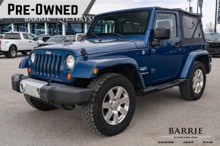 Used 2010 Jeep Wrangler Sahara QUALITY AT A LOW PRICE | MANUAL | YOU CERTIFY, YOU SAVE !! | SOLD AS TRADED for sale in Barrie, ON