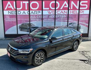 <p><span style=text-decoration: underline;><em><strong>***EASY FINANCE APPROVALS***GOOD CREDIT? BAD CREDIT? STUDENT? NEW TO THE COUNTRY? NO MATTER YOUR SITUATION WE APPROVE EVERYONE!</strong></em></span> NO ACCIDENTS-THE 2021 VOLKSWAGEN JETTA HIGHLINE IS A PREMIUM COMPACT SEDAN THAT COMBINES ELEGANCE, PERFORMANCE, AND CUTTING-EDGE TECHNOLOGY. ITS SOPHISTICATED EXTERIOR DESIGN IS COMPLEMENTED BY A LUXURIOUS INTERIOR FEATURING UPSCALE MATERIALS AND ADVANCED AMENITIES. THE JETTA HIGHLINE IS POWERED BY A RESPONSIVE TURBOCHARGED ENGINE THAT DELIVERS A THRILLING DRIVING EXPERIENCE WHILE MAINTAINING EXCELLENT FUEL EFFICIENCY. WITH ITS SPORTY HANDLING AND SMOOTH RIDE QUALITY, THIS SEDAN OFFERS A DYNAMIC YET COMFORTABLE DRIVING EXPERIENCE. THE HIGHLINE TRIM LEVEL INCLUDES A HOST OF PREMIUM FEATURES SUCH AS LEATHER UPHOLSTERY, HEATED SEATS, A PANORAMIC SUNROOF, AND A STATE-OF-THE-ART INFOTAINMENT SYSTEM WITH SMARTPHONE INTEGRATION. SAFETY IS PARAMOUNT WITH ADVANCED DRIVER-ASSIST TECHNOLOGIES THAT HELP KEEP YOU PROTECTED ON THE ROAD. OVERALL, THE 2021 VOLKSWAGEN JETTA HIGHLINE IS A SOPHISTICATED AND REFINED CHOICE FOR DRIVERS WHO VALUE BOTH STYLE AND PERFORMANCE IN THEIR COMPACT SEDAN.<br /><br /><br />****Make this yours today BECAUSE YOU DESERVE IT**** <br /><br /><br /><br />WE HAVE SKILLED AND KNOWLEDGEABLE SALES STAFF WITH MANY YEARS OF EXPERIENCE SATISFYING ALL OUR CUSTOMERS NEEDS. THEYLL WORK WITH YOU TO FIND THE RIGHT VEHICLE AND AT THE RIGHT PRICE YOU CAN AFFORD. WE GUARANTEE YOU WILL HAVE A PLEASANT SHOPPING EXPERIENCE THAT IS FUN, INFORMATIVE, HASSLE FREE AND NEVER HIGH PRESSURED. PLEASE DONT HESITATE TO GIVE US A CALL OR VISIT OUR INDOOR SHOWROOM TODAY! WERE HERE TO SERVE YOU!! <br /><br /><br /><br />***Financing*** <br /><br />We offer amazing financing options. Our Financing specialists can get you INSTANTLY approved for a car loan with the interest rates as low as 3.99% and $0 down (O.A.C). Additional financing fees may apply. Auto Financing is our specialty. Our experts are proud to say 100% APPLICATIONS ACCEPTED, FINANCE ANY CAR, ANY CREDIT, EVEN NO CREDIT! Its FREE TO APPLY and Our process is fast & easy. We can often get YOU AN approval and deliver your NEW car the SAME DAY. <br /><br /><br />***Price*** <br /><br />FRONTIER FINE CARS is known to be one of the most competitive dealerships within the Greater Toronto Area providing high quality vehicles at low price points. Prices are subject to change without notice. All prices are price of the vehicle plus HST & Licensing. <br /><br /><br />***Trade***<br /><br />Have a trade? Well take it! We offer free appraisals for our valued clients that would like to trade in their old unit in for a new one. <br /><br /><br />***About us*** <br /><br />Frontier fine cars, offers a huge selection of vehicles in an immaculate INDOOR showroom. Our goal is to provide our customers WITH quality vehicles AT EXCELLENT prices with IMPECCABLE customer service. <br /><br /><br />Not only do we sell vehicles, we always sell peace of mind! <br /><br /><br />Buy with confidence and call today 1-877-437-6074 or email us to book a test drive now! frontierfinecars@hotmail.com <br /><br /><br />Located @ 1261 Kennedy Rd Unit a in Scarborough <br /><br /><br />***NO REASONABLE OFFERS REFUSED*** <br /><br /><br />Thank you for your consideration & we look forward to putting you in your next vehicle! <br /><br /><br /><br />Serving used cars Toronto, Scarborough, Pickering, Ajax, Oshawa, Whitby, Markham, Richmond Hill, Vaughn, Woodbridge, Mississauga, Trenton, Peterborough, Lindsay, Bowmanville, Oakville, Stouffville, Uxbridge, Sudbury, Thunder Bay,Timmins, Sault Ste. Marie, London, Kitchener, Brampton, Cambridge, Georgetown, St Catherines, Bolton, Orangeville, Hamilton, North York, Etobicoke, Kingston, Barrie, North Bay, Huntsville, Orillia</p>