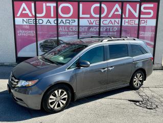 <p><span style=text-decoration: underline;><em><strong>***EASY FINANCE APPROVALS***GOOD CREDIT? BAD CREDIT? STUDENT? NEW TO THE COUNTRY? NO MATTER YOUR SITUATION WE APPROVE EVERYONE!</strong></em></span> NO ACCIDENTS-THE 2017 HONDA ODYSSEY EX IS A VERSATILE AND FAMILY-FRIENDLY MINIVAN DESIGNED TO MAKE EVERY JOURNEY COMFORTABLE AND CONVENIENT. WITH ITS SPACIOUS INTERIOR AND INNOVATIVE FEATURES, THE ODYSSEY EX OFFERS AMPLE ROOM FOR PASSENGERS AND CARGO, MAKING IT IDEAL FOR FAMILIES ON THE GO. THE EX TRIM LEVEL COMES EQUIPPED WITH A RANGE OF FEATURES INCLUDING POWER-SLIDING DOORS, A REARVIEW CAMERA, TRI-ZONE AUTOMATIC CLIMATE CONTROL, AND A TOUCHSCREEN INFOTAINMENT SYSTEM WITH BLUETOOTH CONNECTIVITY. THE ODYSSEY EX IS POWERED BY A SMOOTH AND EFFICIENT V6 ENGINE THAT PROVIDES AMPLE POWER FOR HIGHWAY MERGING AND PASSING MANEUVERS. SAFETY IS A TOP PRIORITY WITH THIS MINIVAN, WITH A SUITE OF ADVANCED DRIVER-ASSIST TECHNOLOGIES LIKE FORWARD COLLISION WARNING AND LANE DEPARTURE WARNING TO HELP KEEP YOU AND YOUR LOVED ONES SAFE ON THE ROAD. OVERALL, THE 2017 HONDA ODYSSEY EX IS A RELIABLE AND PRACTICAL CHOICE FOR THOSE SEEKING A SPACIOUS AND WELL-EQUIPPED VEHICLE FOR THEIR DAILY TRANSPORTATION NEEDS.<br /><br /><br />****Make this yours today BECAUSE YOU DESERVE IT**** <br /><br /><br /><br />WE HAVE SKILLED AND KNOWLEDGEABLE SALES STAFF WITH MANY YEARS OF EXPERIENCE SATISFYING ALL OUR CUSTOMERS NEEDS. THEYLL WORK WITH YOU TO FIND THE RIGHT VEHICLE AND AT THE RIGHT PRICE YOU CAN AFFORD. WE GUARANTEE YOU WILL HAVE A PLEASANT SHOPPING EXPERIENCE THAT IS FUN, INFORMATIVE, HASSLE FREE AND NEVER HIGH PRESSURED. PLEASE DONT HESITATE TO GIVE US A CALL OR VISIT OUR INDOOR SHOWROOM TODAY! WERE HERE TO SERVE YOU!! <br /><br /><br /><br />***Financing*** <br /><br />We offer amazing financing options. Our Financing specialists can get you INSTANTLY approved for a car loan with the interest rates as low as 3.99% and $0 down (O.A.C). Additional financing fees may apply. Auto Financing is our specialty. Our experts are proud to say 100% APPLICATIONS ACCEPTED, FINANCE ANY CAR, ANY CREDIT, EVEN NO CREDIT! Its FREE TO APPLY and Our process is fast & easy. We can often get YOU AN approval and deliver your NEW car the SAME DAY. <br /><br /><br />***Price*** <br /><br />FRONTIER FINE CARS is known to be one of the most competitive dealerships within the Greater Toronto Area providing high quality vehicles at low price points. Prices are subject to change without notice. All prices are price of the vehicle plus HST & Licensing. <br /><br /><br />***Trade***<br /><br />Have a trade? Well take it! We offer free appraisals for our valued clients that would like to trade in their old unit in for a new one. <br /><br /><br />***About us*** <br /><br />Frontier fine cars, offers a huge selection of vehicles in an immaculate INDOOR showroom. Our goal is to provide our customers WITH quality vehicles AT EXCELLENT prices with IMPECCABLE customer service. <br /><br /><br />Not only do we sell vehicles, we always sell peace of mind! <br /><br /><br />Buy with confidence and call today 1-877-437-6074 or email us to book a test drive now! frontierfinecars@hotmail.com <br /><br /><br />Located @ 1261 Kennedy Rd Unit a in Scarborough <br /><br /><br />***NO REASONABLE OFFERS REFUSED*** <br /><br /><br />Thank you for your consideration & we look forward to putting you in your next vehicle! <br /><br /><br /><br />Serving used cars Toronto, Scarborough, Pickering, Ajax, Oshawa, Whitby, Markham, Richmond Hill, Vaughn, Woodbridge, Mississauga, Trenton, Peterborough, Lindsay, Bowmanville, Oakville, Stouffville, Uxbridge, Sudbury, Thunder Bay,Timmins, Sault Ste. Marie, London, Kitchener, Brampton, Cambridge, Georgetown, St Catherines, Bolton, Orangeville, Hamilton, North York, Etobicoke, Kingston, Barrie, North Bay, Huntsville, Orillia</p>