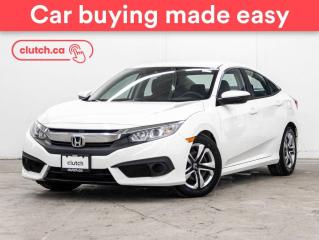 Used 2017 Honda Civic Sedan LX w/ Honda Sensing Tehcnology w/ Apple CarPlay & Android Auto, Bluetooth, Rearview Cam for sale in Toronto, ON