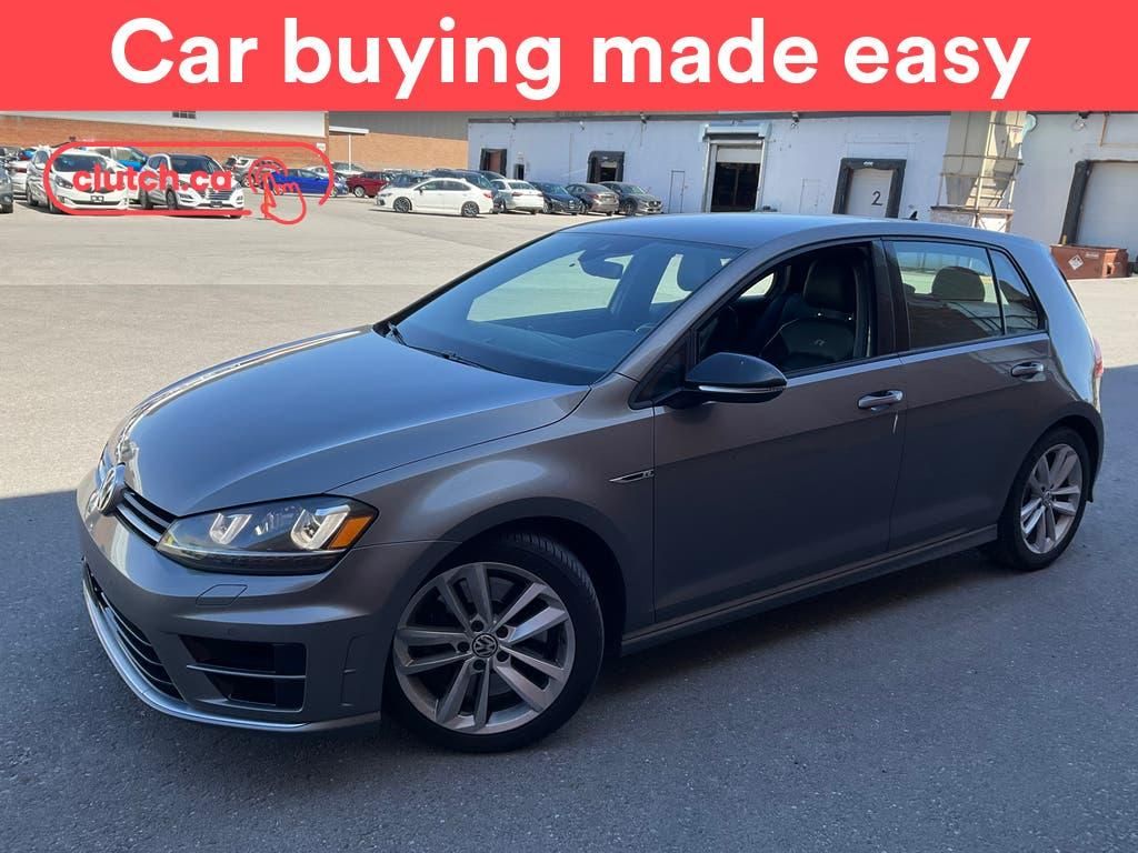 Used 2017 Volkswagen Golf R Base w/ Technology Pkg w/ Apple CarPlay & Android Auto, Rearview Cam, Bluetooth for Sale in Toronto, Ontario