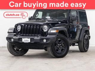 Used 2023 Jeep Wrangler Sport 4WD w/ Uconnect 4, Apple CarPlay & Android Auto, Bluetooth for sale in Toronto, ON