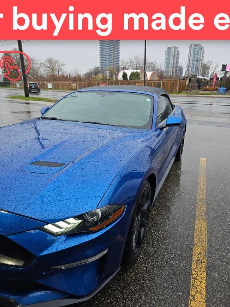 Used 2018 Ford Mustang EcoBoost Premium w/ SYNC 3, Rearview Cam, Bluetooth for Sale in Toronto, Ontario