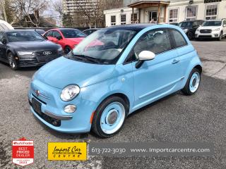 Used 2014 Fiat 500 Lounge 1957 EDITION!!  ONLY 52KKMS, LEATHER, PANO. for sale in Ottawa, ON