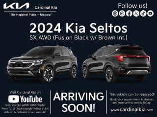 New 2024 Kia Seltos SX - Brown Interior for sale in Niagara Falls, ON